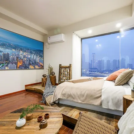 Baihong Riverview Apartment-Hongya Cave Chongqing Exterior photo